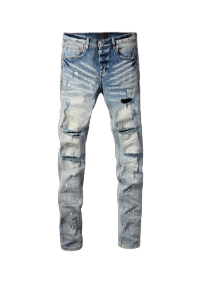 Purple Denim Jeans