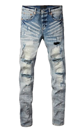 Purple Denim Jeans
