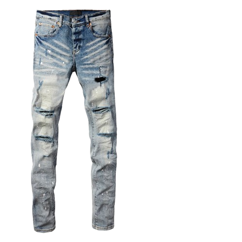 Purple Denim Jeans
