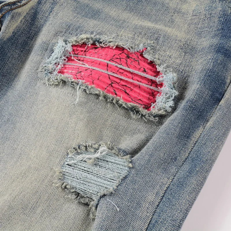 Cracked Jeans