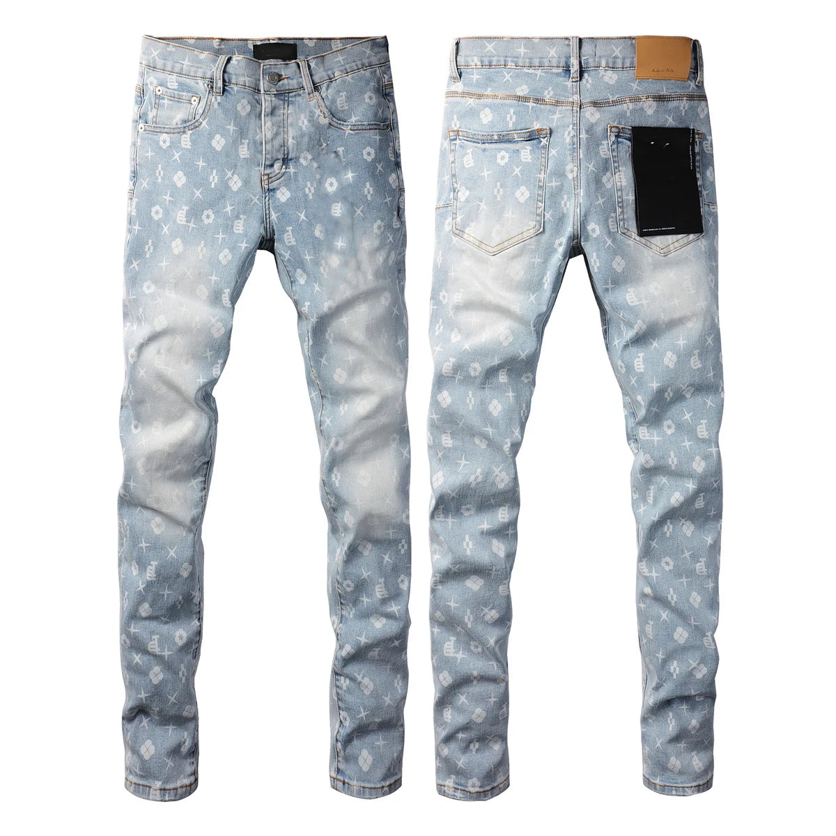 Purple Denim Jeans