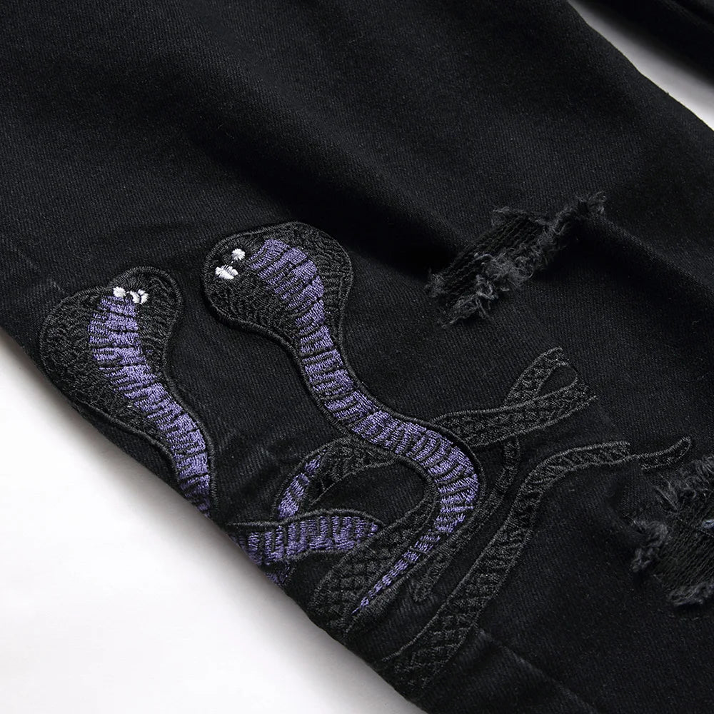 Embroidery Jeans