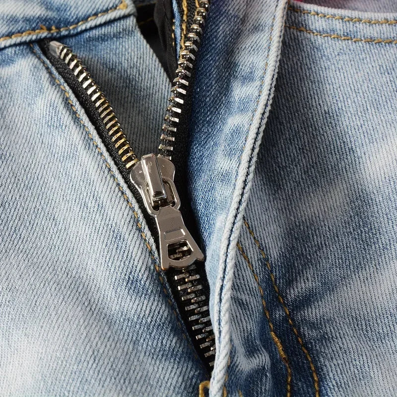 Hand-worn Jeans