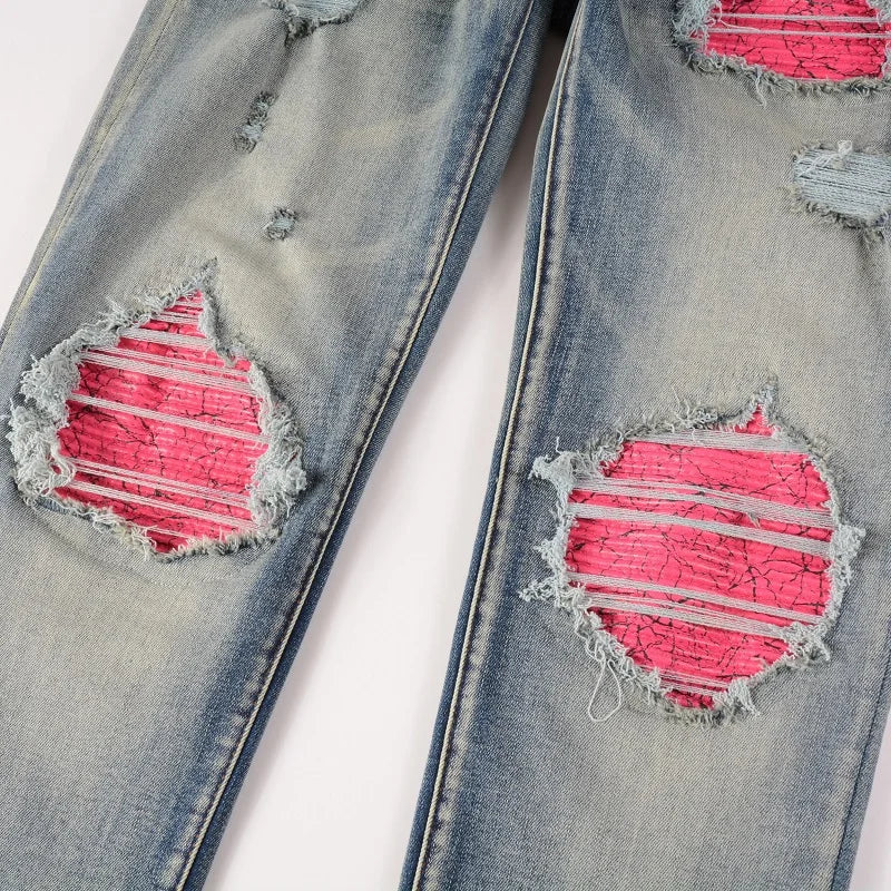 Cracked Jeans