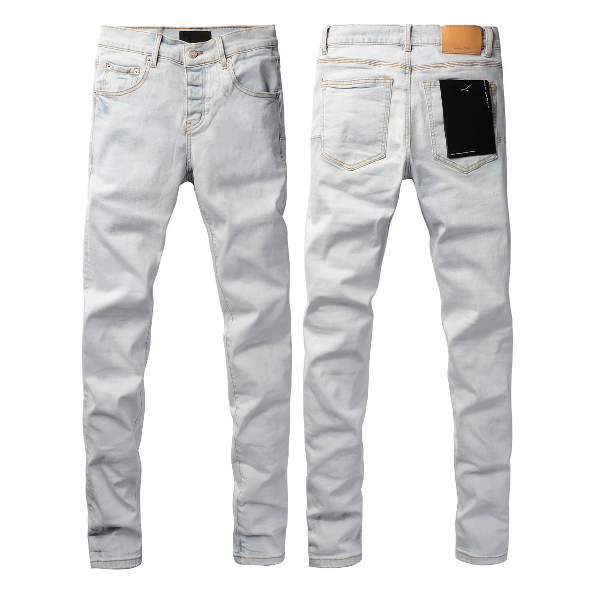 Purple White Jeans