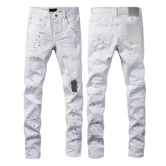 Purple Denim Jeans