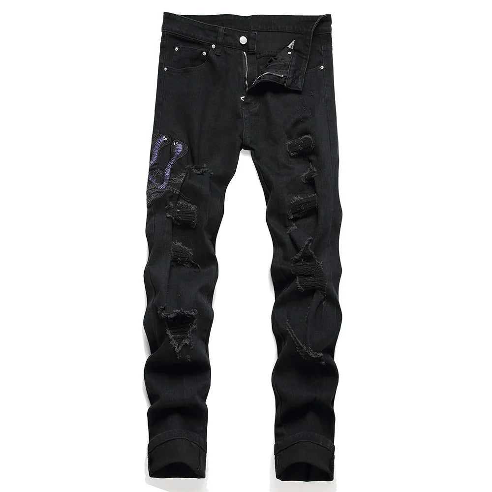Embroidery Jeans