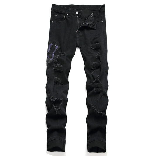 Embroidery Jeans