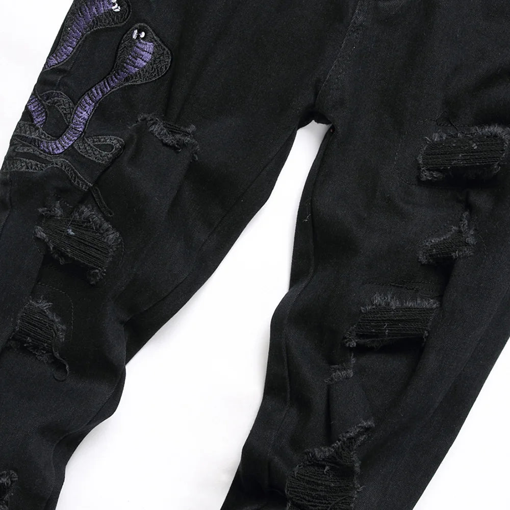 Embroidery Jeans