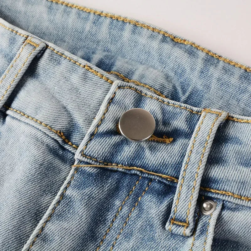 Hand-worn Jeans