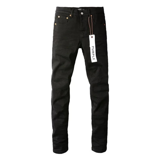Purple Black Jeans